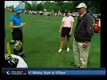 annika sorenstam removes divot