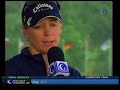 annika sorenstam removes divot