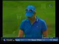 Annika Sorenstam removes divot