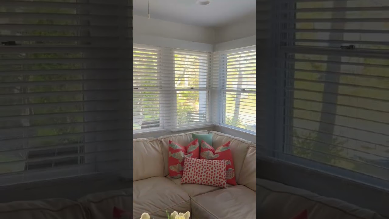 Motorized Faux Wood Blinds