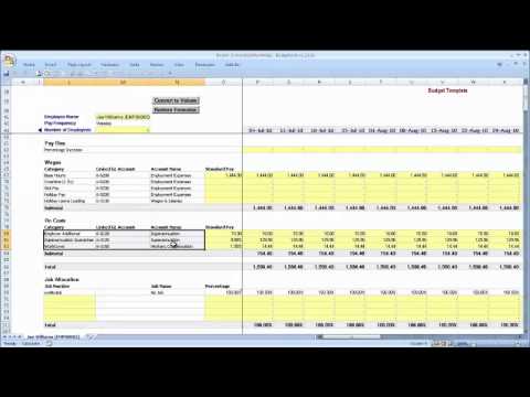 how to budget employee salary