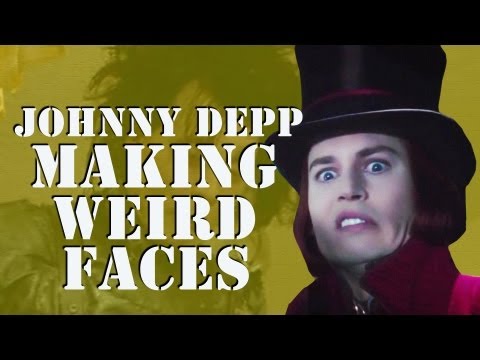 Le facce strane di Johnny Depp Le facce strane di Johnny Depp