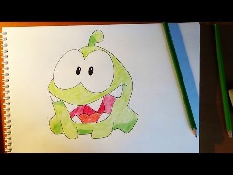 how to paint om nom