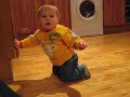 trying out his 'monster' voice ... turn up the volume for full effect