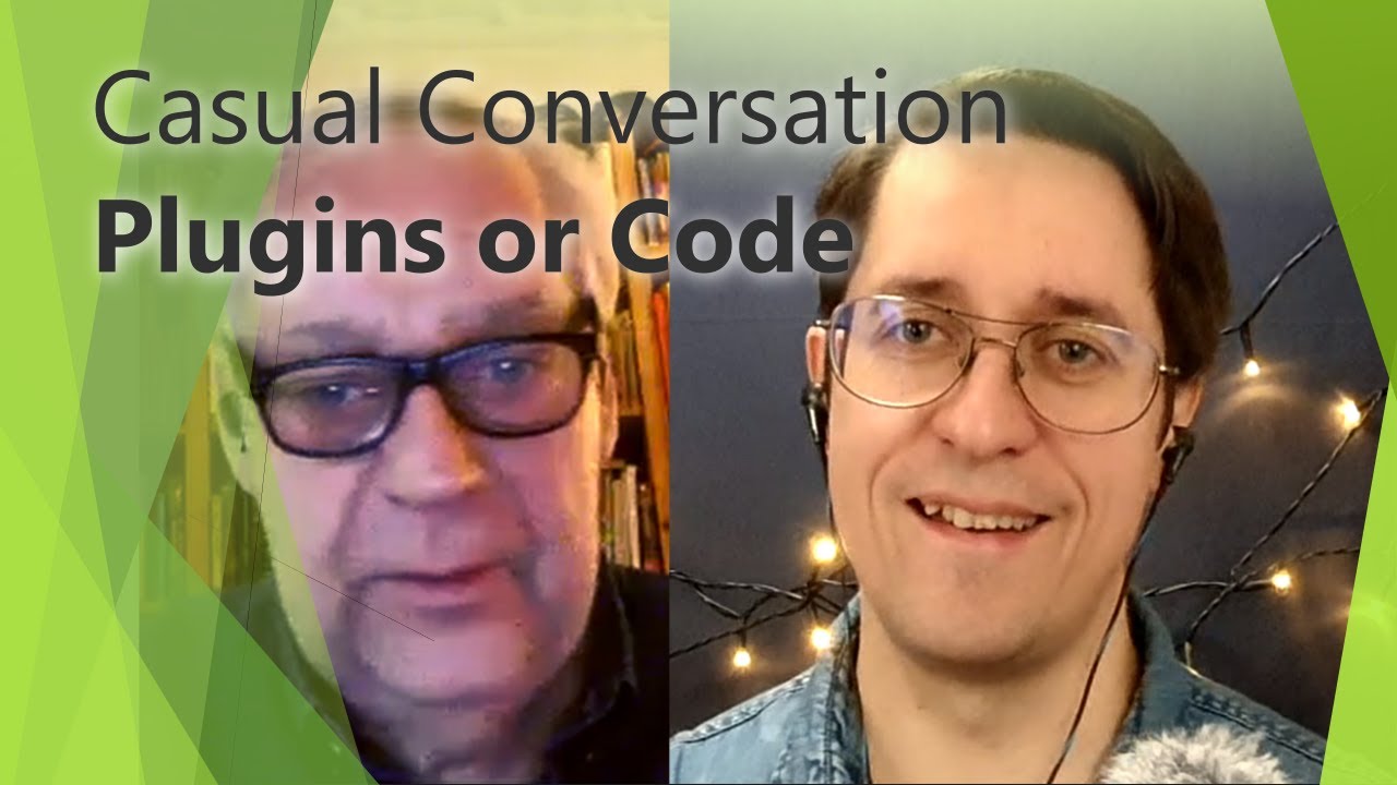 Plugins or Code, what do you prefer
