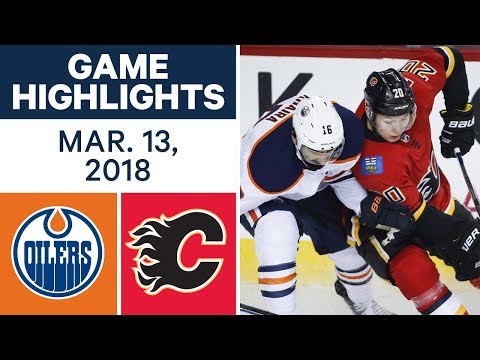 Video: NHL Game Highlights | Oilers vs. Flames - Mar. 13, 2018