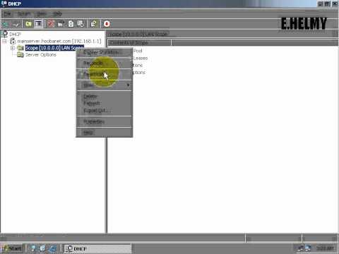 how to recover dhcp database