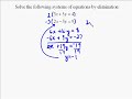 A17.9 Solving Systems of Equations using Elimination A17.9 Solving Systems of Equations using Elimination