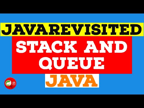 Stack and Queue in Java | Example Tutorial | Code Below | Java Prorgram ...