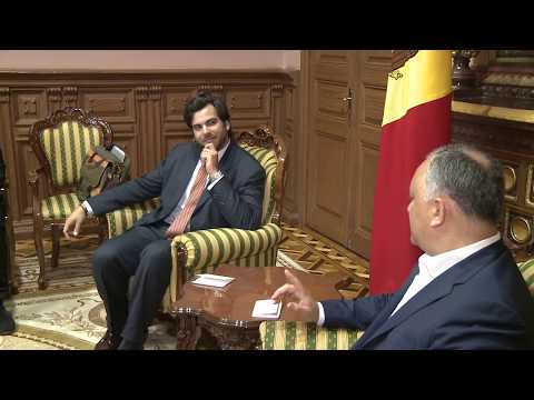 Președintele Republicii Moldova, Igor Dodon s-a întîlnit cu Ludwig Sayn-Wittgenstein