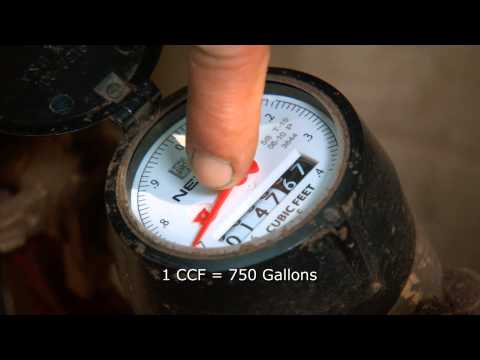 how to read water meter