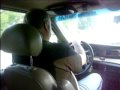 Dancing/Singing in the carrr.