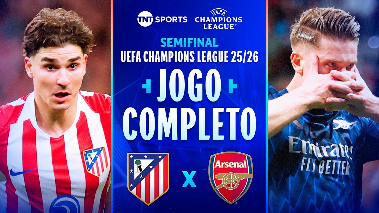 Atlético De Madrid 1X1 Arsenal | Jogo Completo | Semifinal | Champions League 2025/26