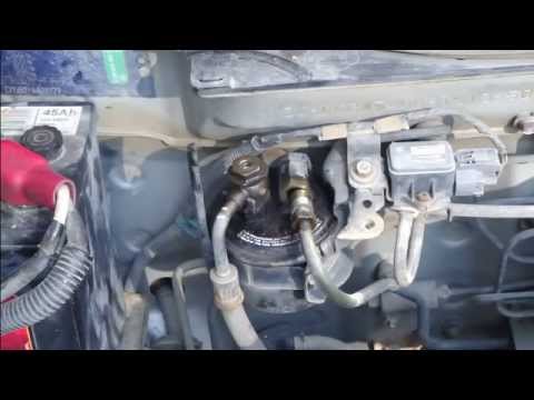 How to replace fuel filter Honda Civic. Years 1991 to 1996.