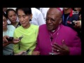 Two of the nobel peace prize meet