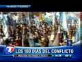 Los 100 días de conflicto por Lalo Mir