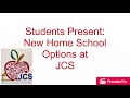 New Intensive Home School Option at Julian Charter School