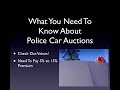 Police Car Auctions Police Car Auctions
