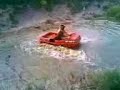sierra trailboss driving through the river sierra trailboss driving through the river