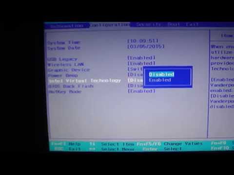 how to enable bios for hyper v