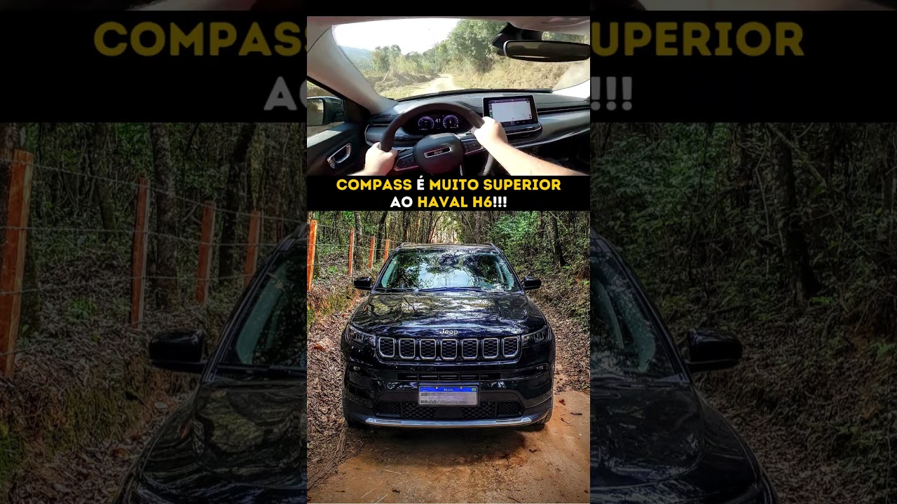 Jeep Compass é muito superior ao Haval H6 nesse sentido... #jeepcompass