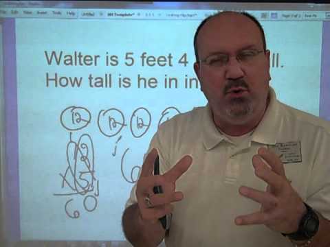 how to convert inch in feet