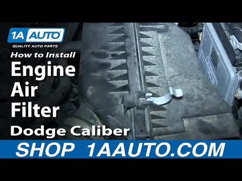 How To Install Replace Engine Air Filter 2007-12 Dodge Caliber