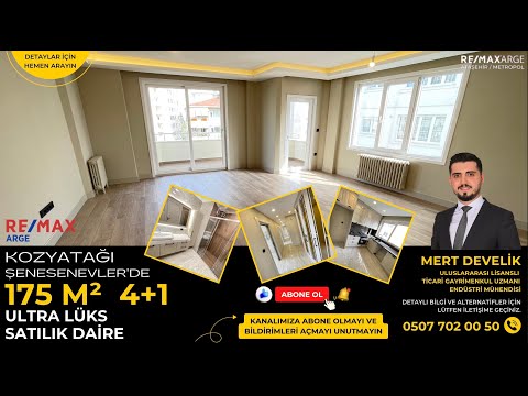 KOZYATAĞI ŞENESENEVLER'DE 175 M² ÖZEL DEKORLU İSKANLI L