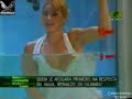 A loira da Nata do Tchan Silmara Miranda participando da Prova do Tubo do Boa Noite Brasil!
