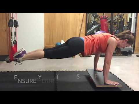 How to… Prone Jack Knife Double Leg Hands on Wobble Board