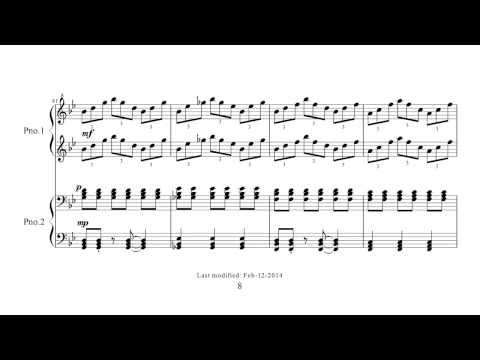 Philip Glass - Duet (Stoker) + Sheet Music
