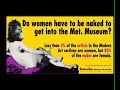 The Guerrilla Girls at the Feminist Future Symposium, MoMA