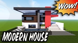 Minecraft: How to build a small modern house 11 - Mansion House Tutorial ( Best ) How To Make