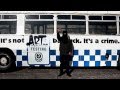 The Ironlak Bus at OUTPOST PROJECT intro - Cockatoo Island, Australia.