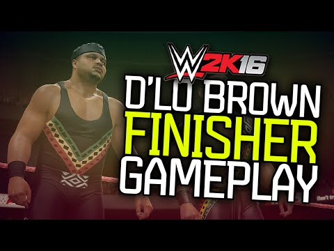WWE 2K16 - D'Lo Brown Finisher! First Look! (WWE 2K16 Gameplay)