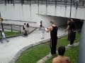 BaconMan e Sydney Foster mandando mortal