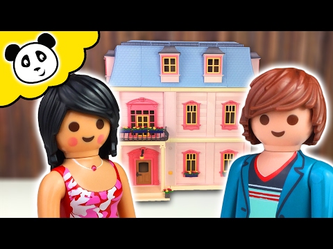 ⭕ PLAYMOBIL - Das Puppenhaus - Spielzeug auspacken & spielen - Pandido TV