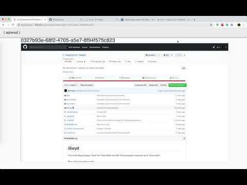 ISWYD Github Record Demo
