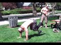 Burpees with a broken foot Burpees with a broken foot