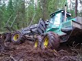 Bärgning av Timberjack 1710
