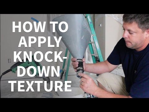how to patch knockdown ceiling texture