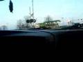 Blew trainhorn and made cars stop FUNNY