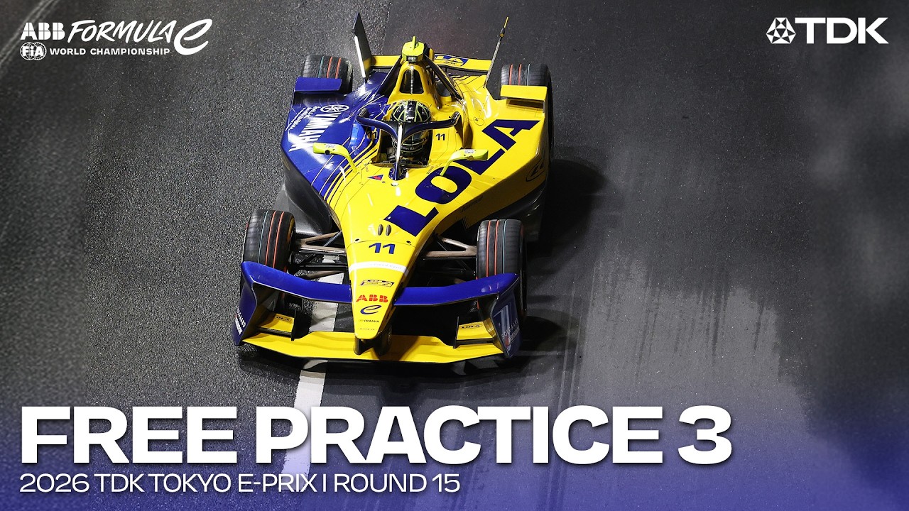 Free Practice 3 | 2026 TDK Tokyo E-Prix Round 15 | Formula E