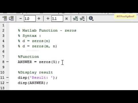 how to find zeros in a vector matlab