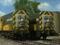 Thomas the tank engine with I Predict a riot music video