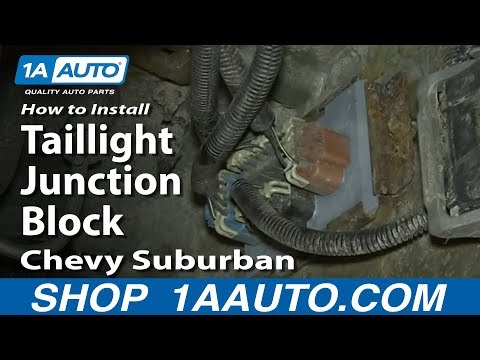 How To install Replace Taillight Junction Block 2002-06 Chevy Suburban and Tahoe