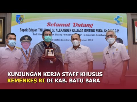 Kunjungan Kerja Staff Khusus Kemenkes RI di Kabupaten Batu Bara