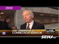 Joe Lieberman of 1995 vs. Joe Lieberman of 2009