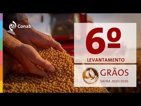 6ª Levantamento da Safra 2025/2026 de Grãos