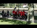 Pochodový orchester na bicykli